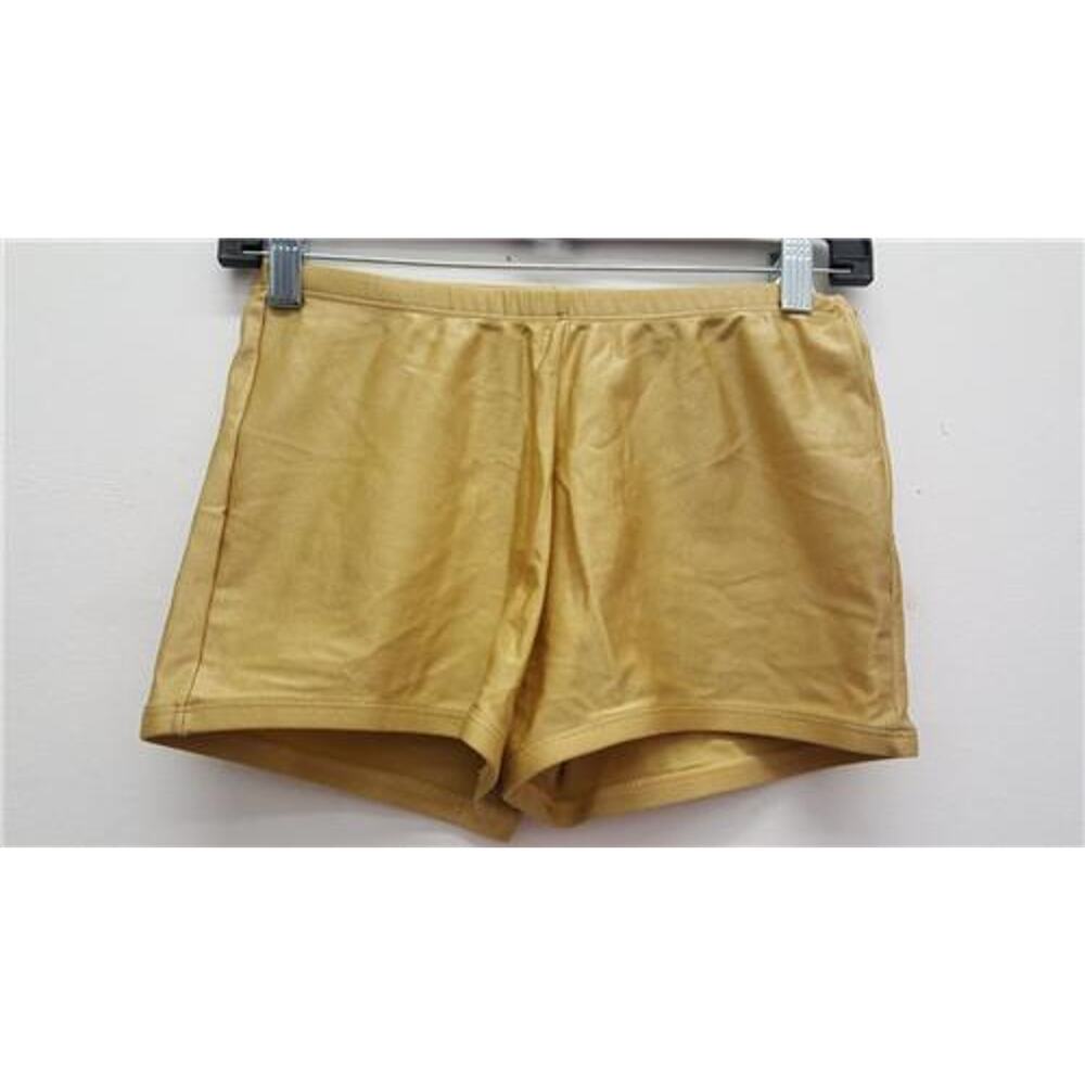 Dance Shorts Small Adult Gold Body Wrappers V255 Jazz Acro Gymnastics